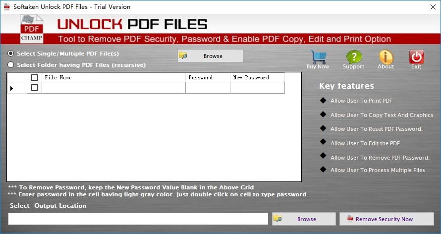Softaken Unlock PDF Files下载,PDF解锁工具,PDF软件,密码移除,加密解密