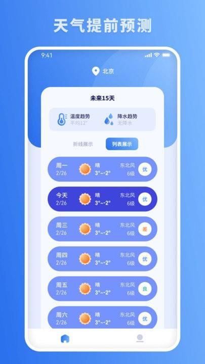 思念天气预报app下载,思念天气预报,天气预报,气象app